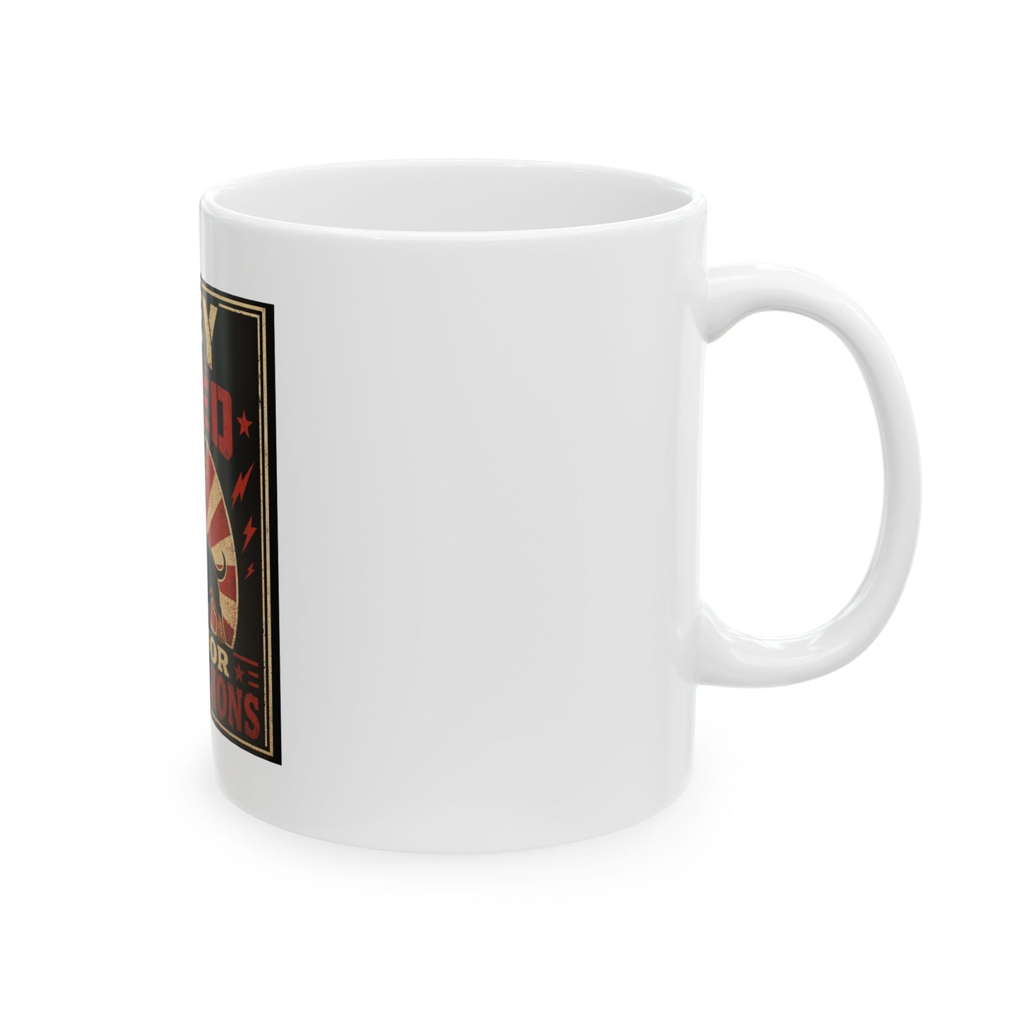 Obey the Breed Dachshund Ceramic Mug, (11oz)