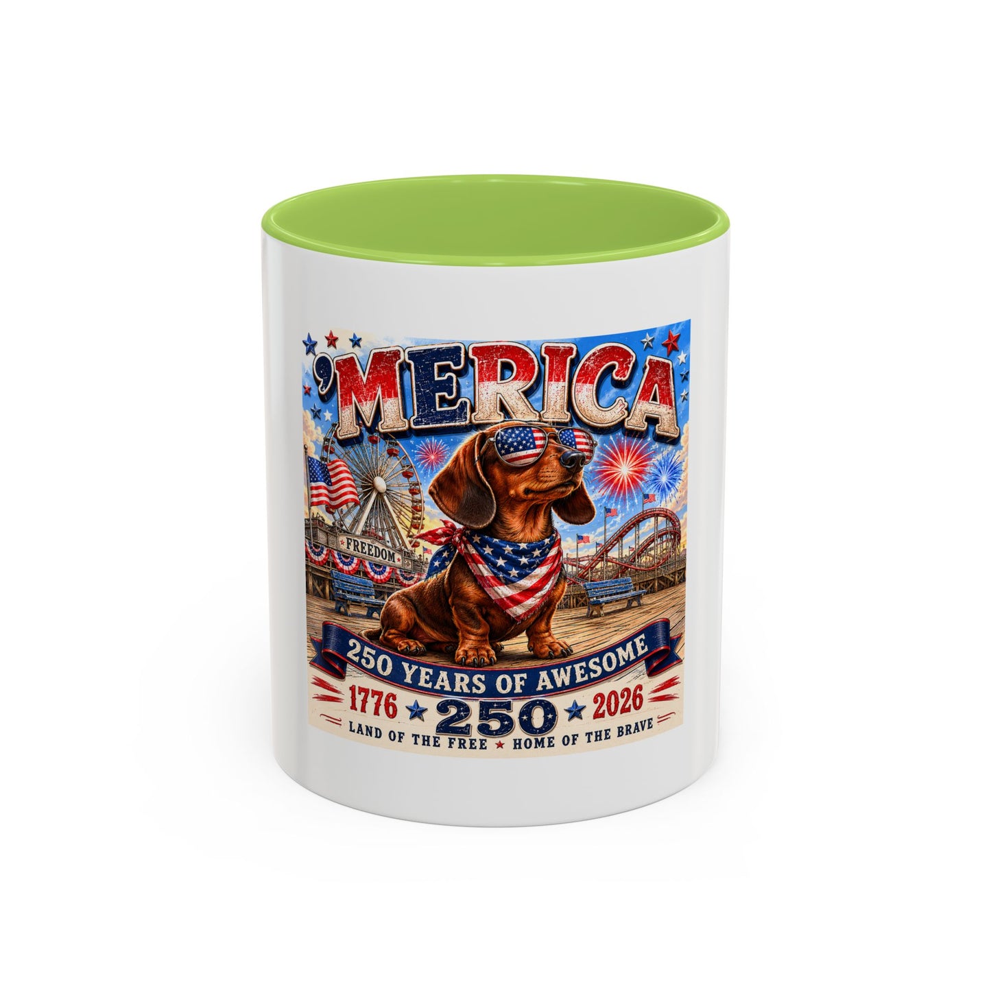 Dachshund Accent Coffee Mug (11, 15oz)
