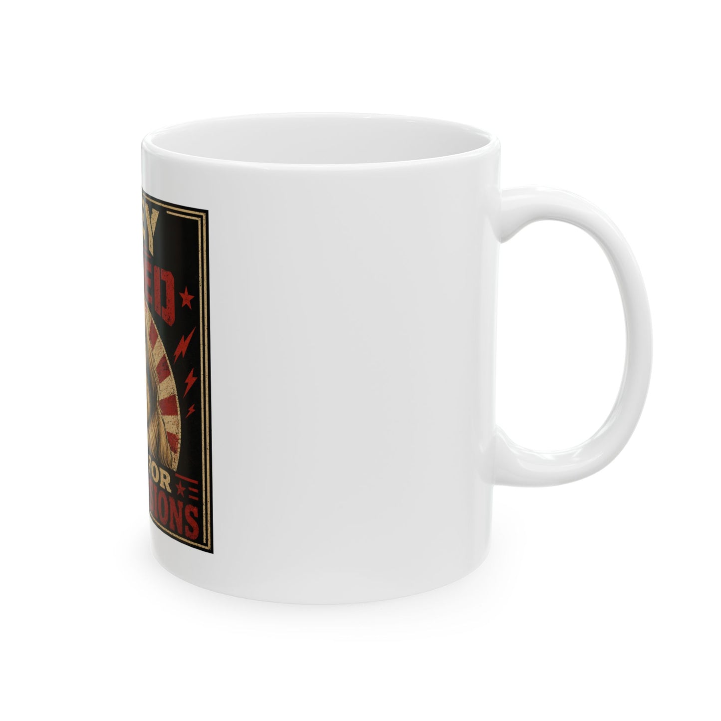 Obey the Breed Pekingese Ceramic Mug, (11oz, 15oz)