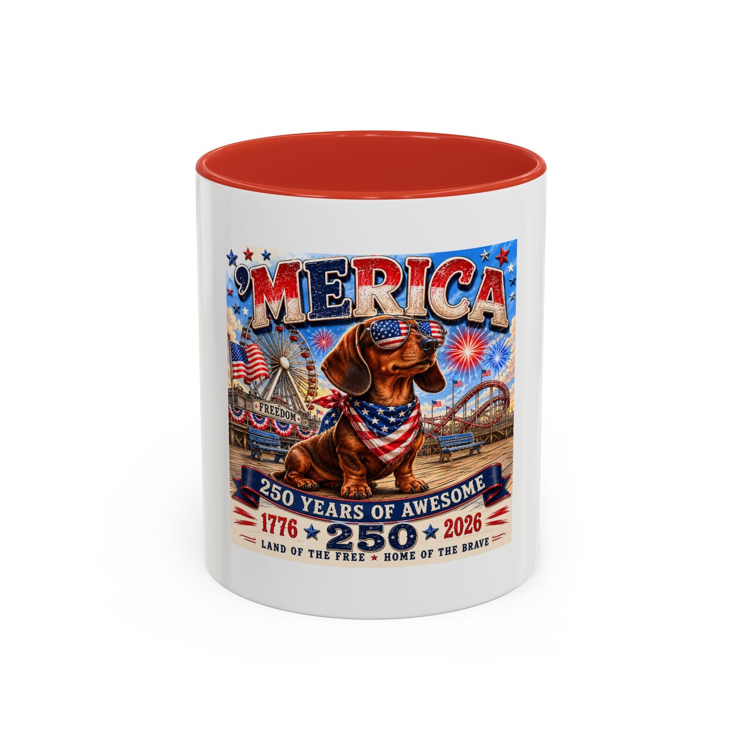 Dachshund Accent Coffee Mug (11, 15oz)