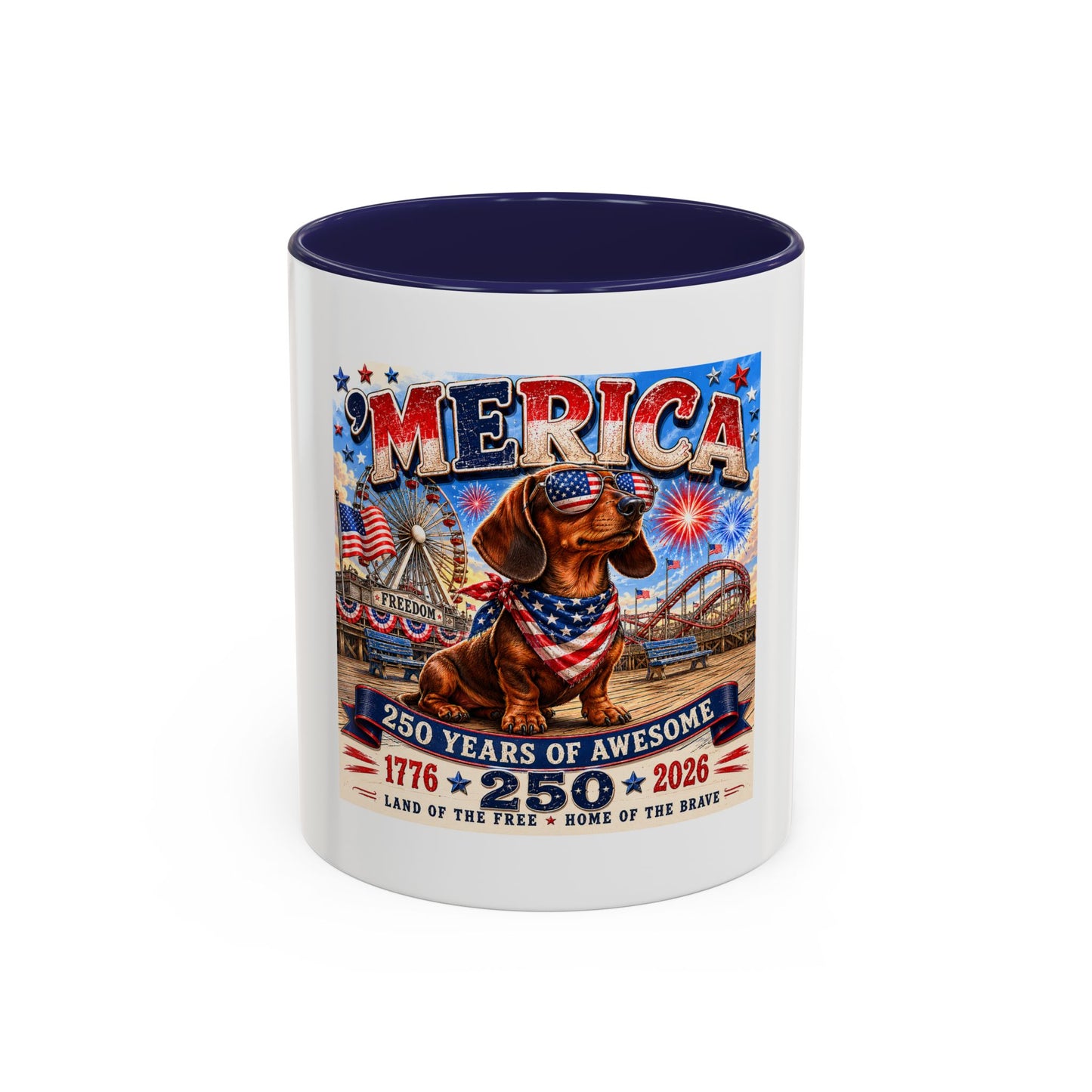 Dachshund Accent Coffee Mug (11, 15oz)