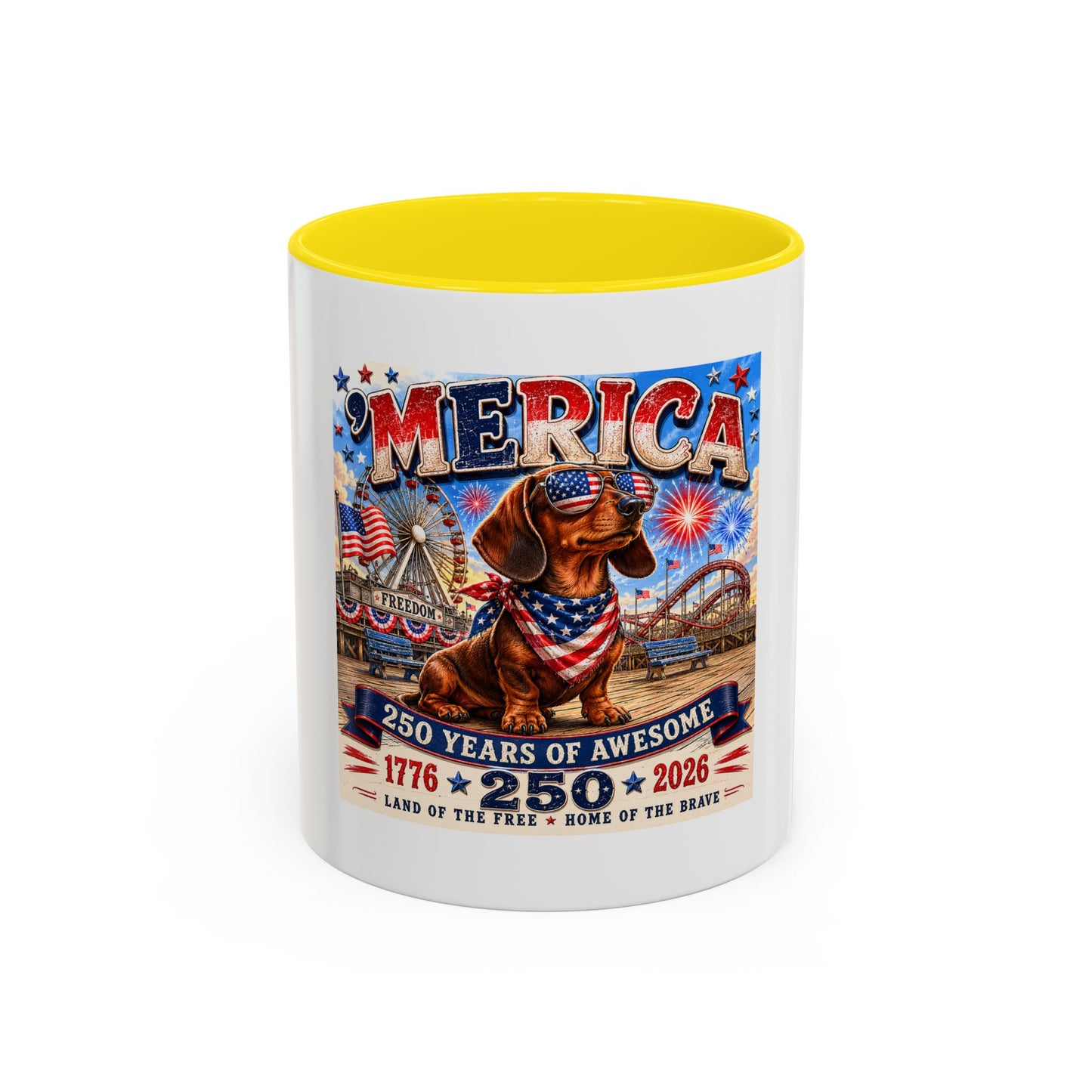 Dachshund Accent Coffee Mug (11, 15oz)