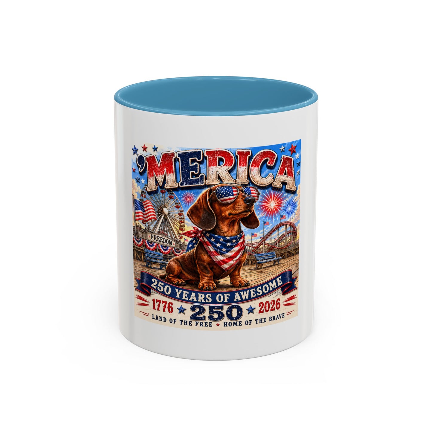 Dachshund Accent Coffee Mug (11, 15oz)