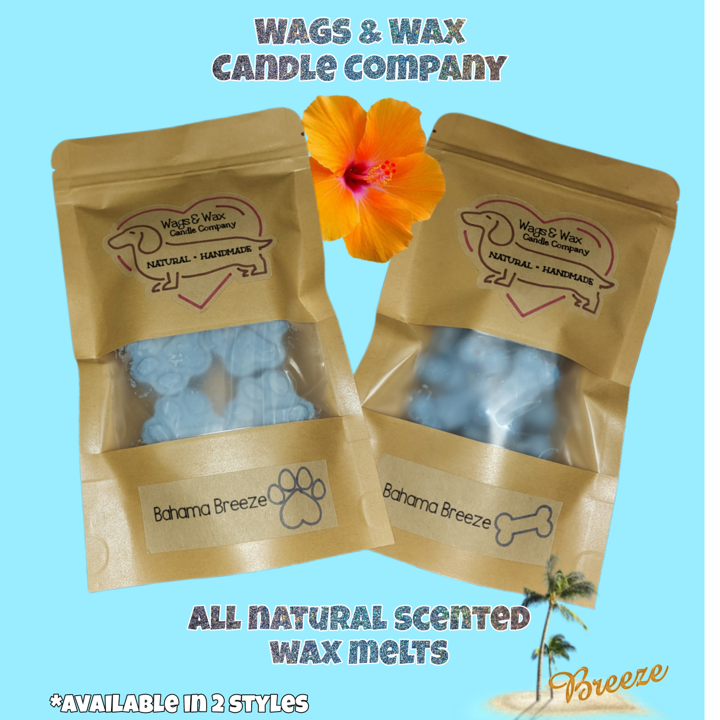 Scented Wax Melts - Natural Coconut Soy